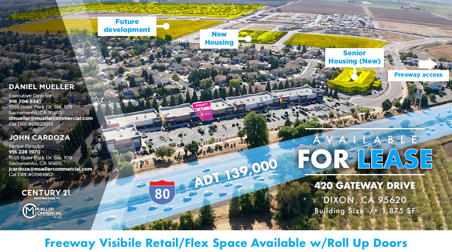 400-450 Gateway Dr, Dixon, CA for Rent