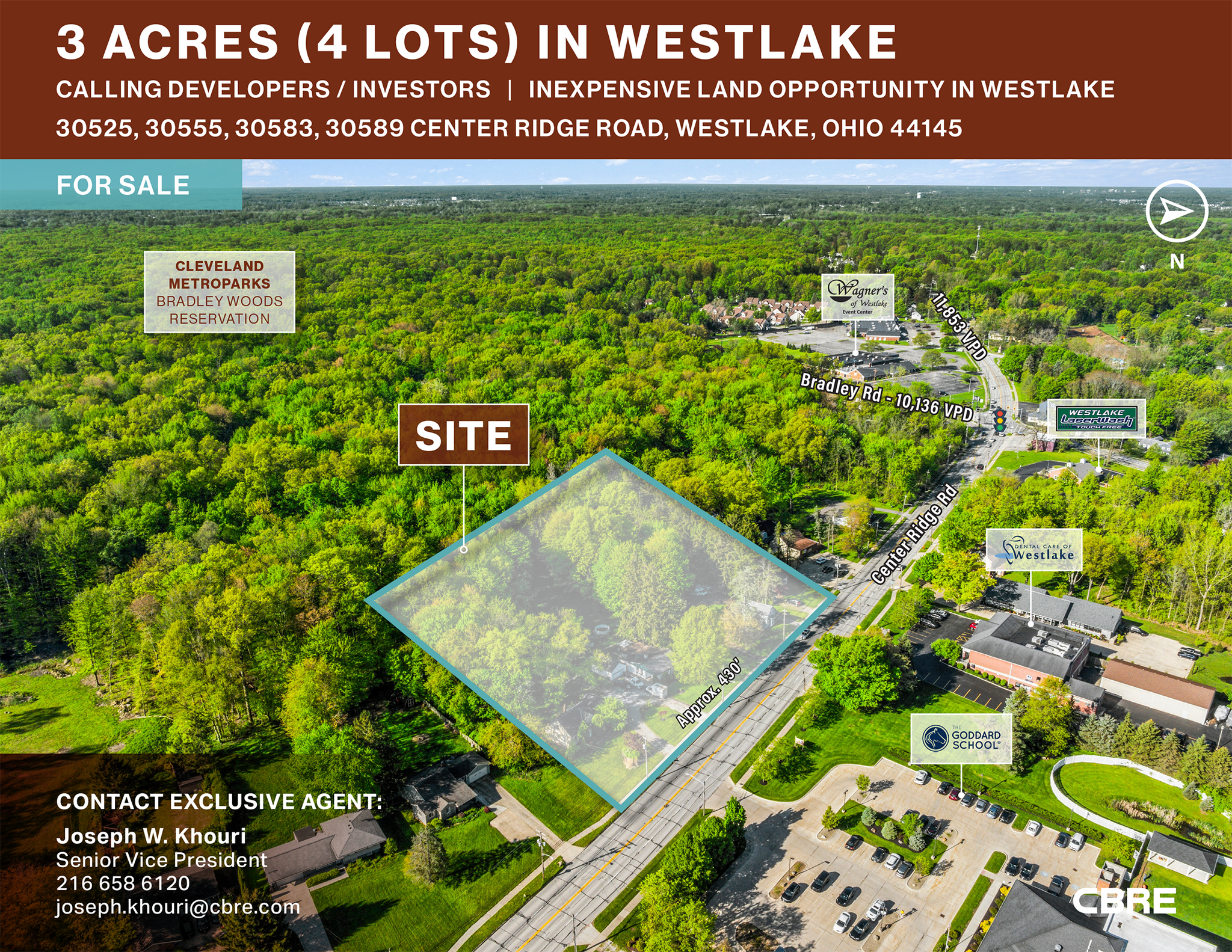 30525-30589 Center Ridge Rd, Westlake, OH for Sale