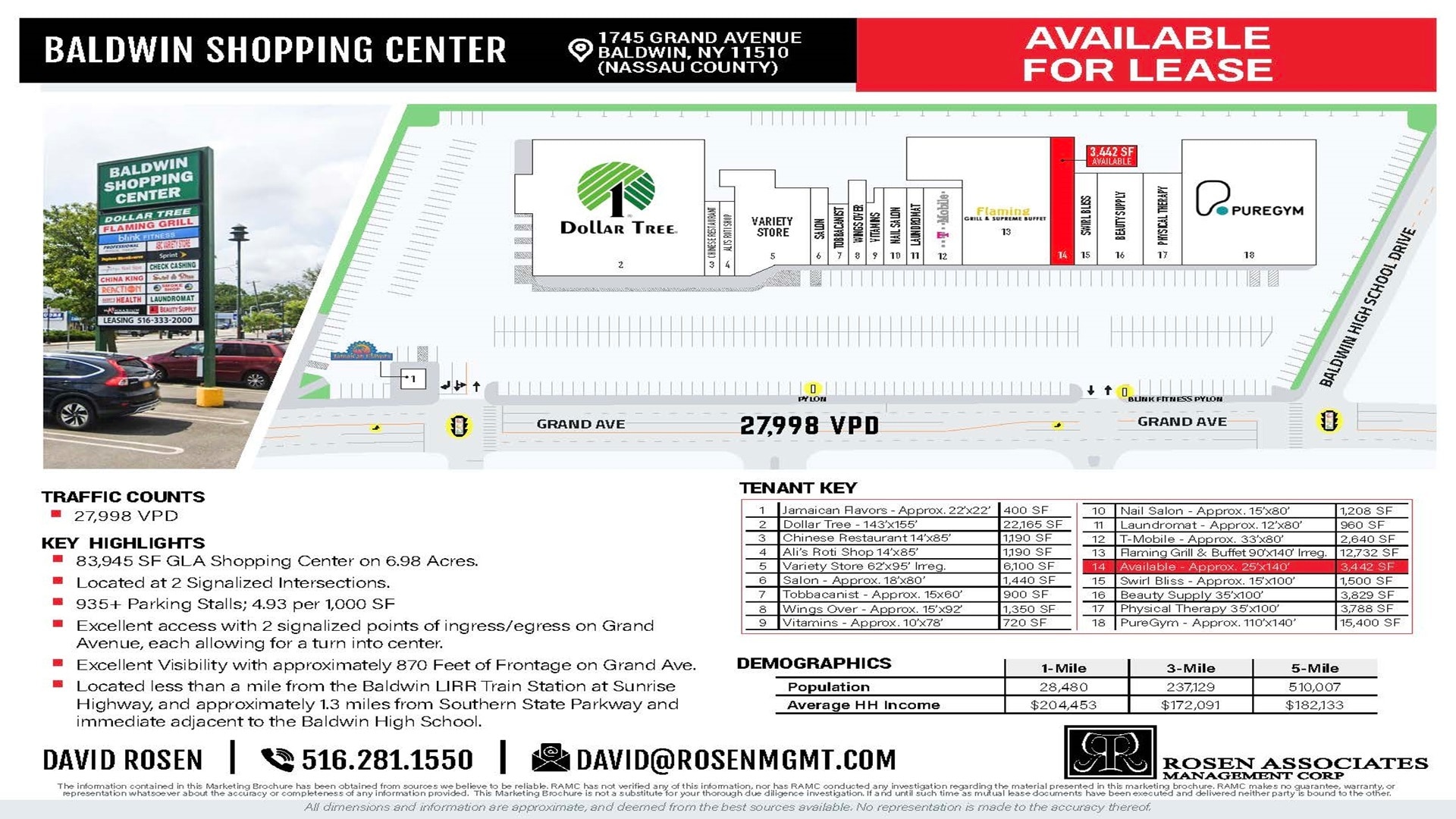 1741-1789 Grand Ave, Baldwin, NY for Rent