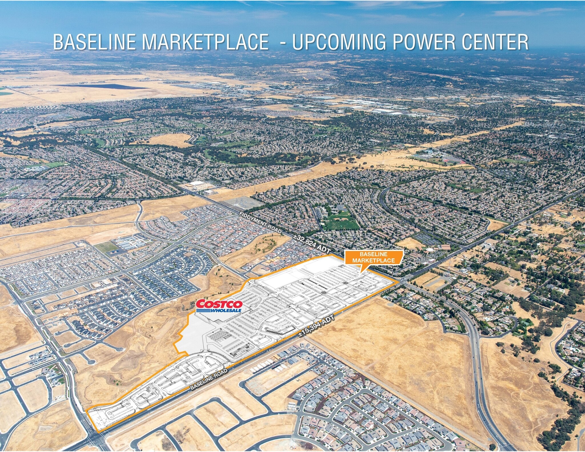 NWC Basline Rd & Fiddyment Rd, Roseville, CA for Rent