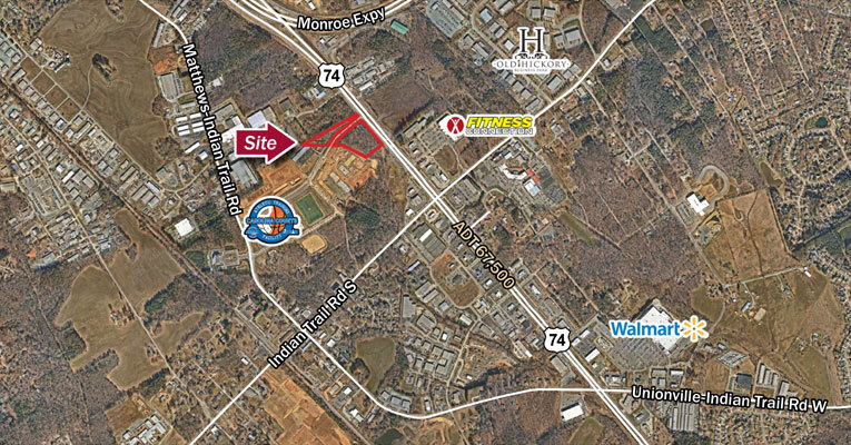 Indian Trail - Fairview Rd @ Hwy 74, Indian Trail, NC for Sale