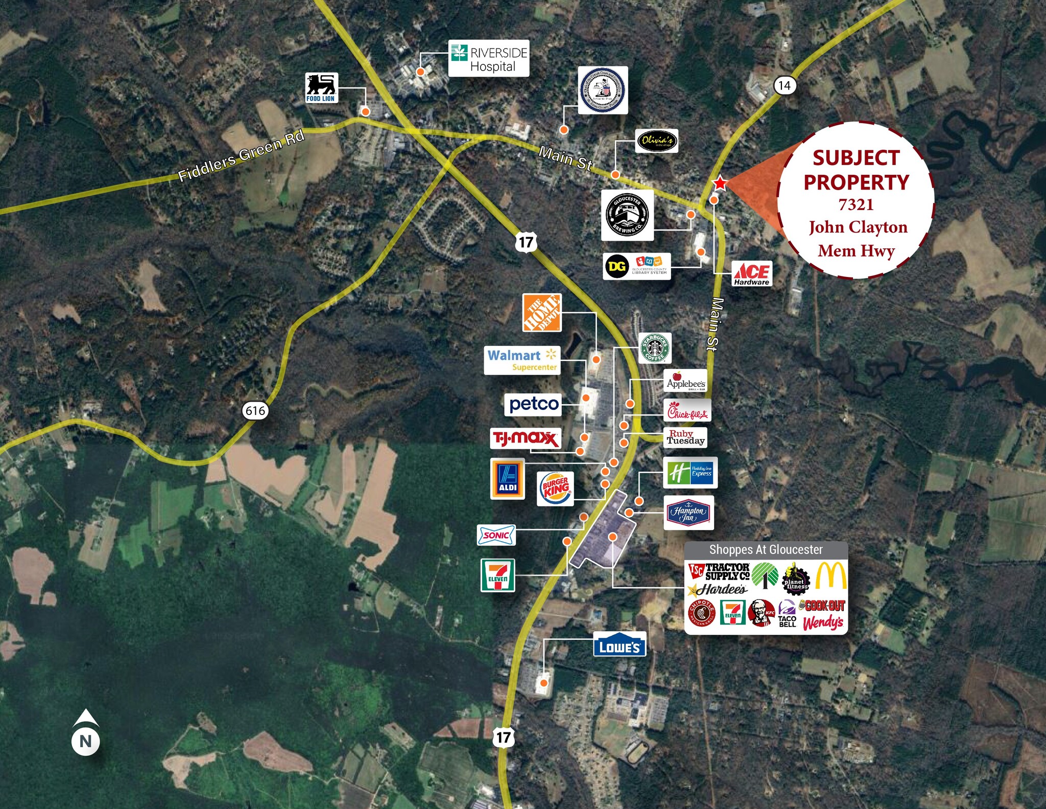 7321 John Clayton Memorial Hwy, Gloucester, VA for Sale