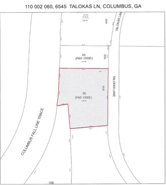 Columbus, GA Commercial Land - 6545 Talokas Ln