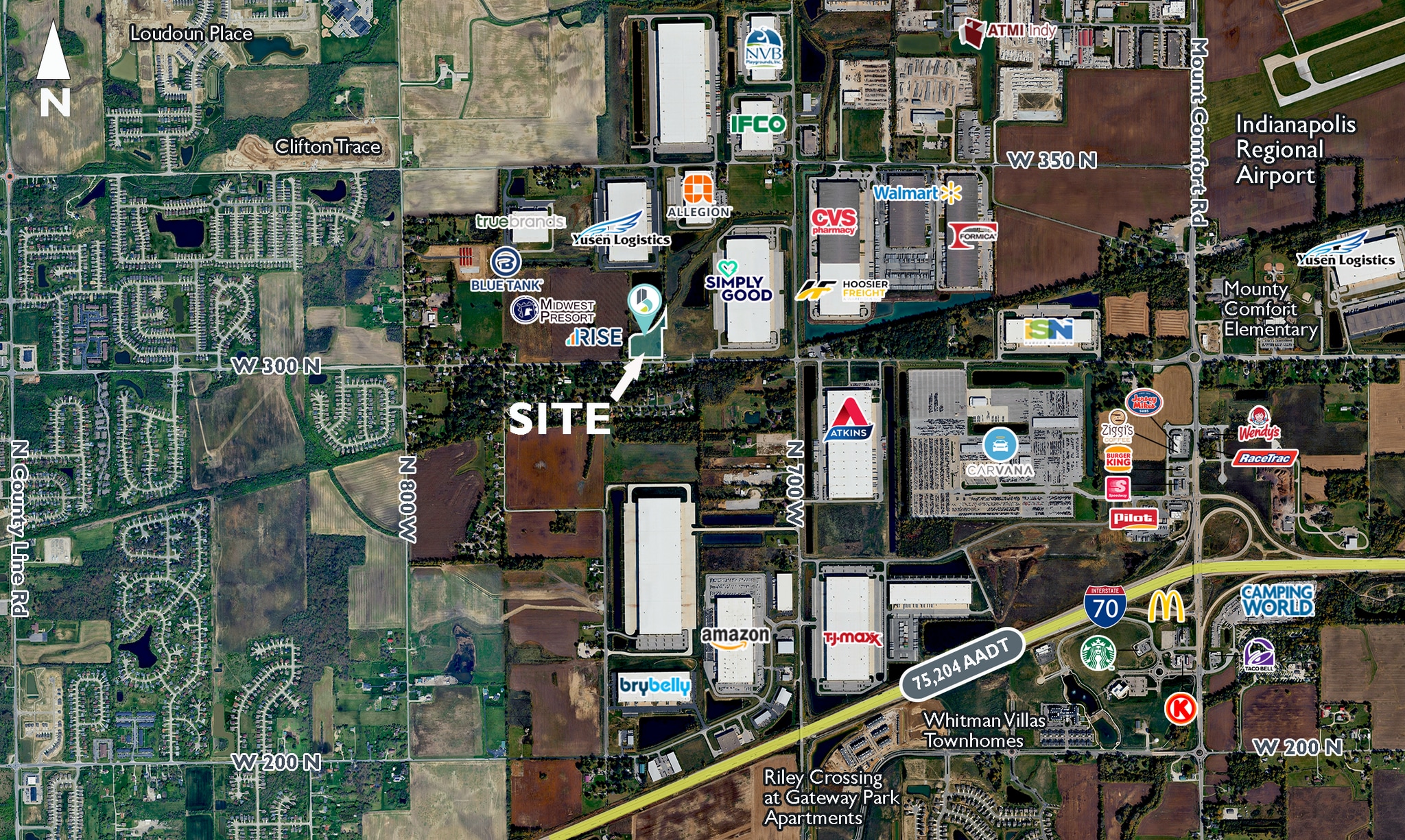 7352 W 300 N, Greenfield, IN for Sale