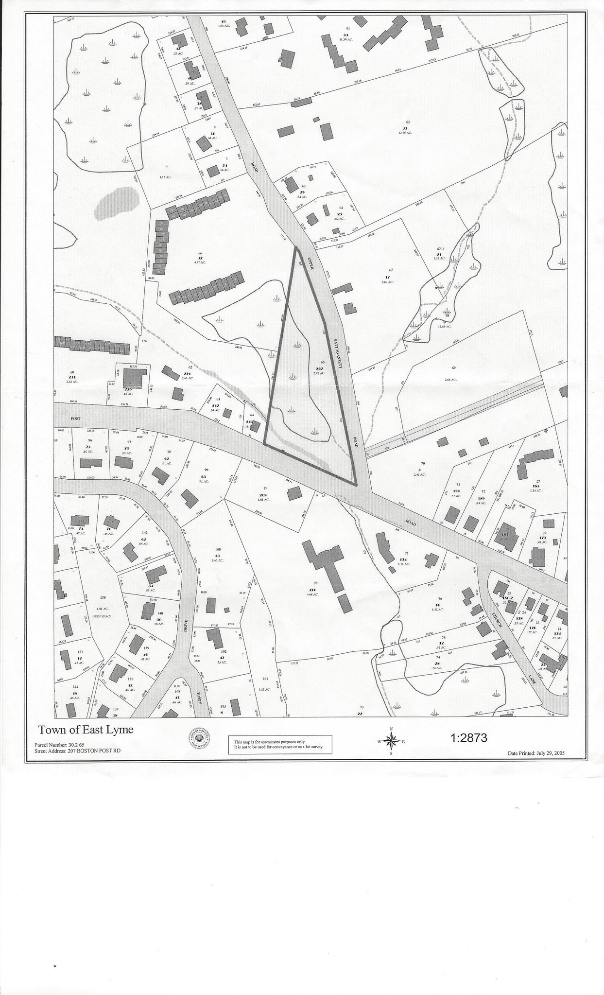 Upper Pattagansett Road/corner of Route 1, East Lyme, CT for Sale