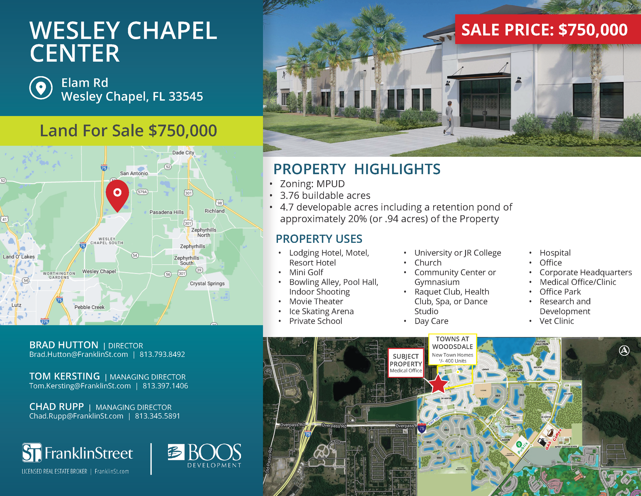 Elam Rd, Wesley Chapel, FL for Sale