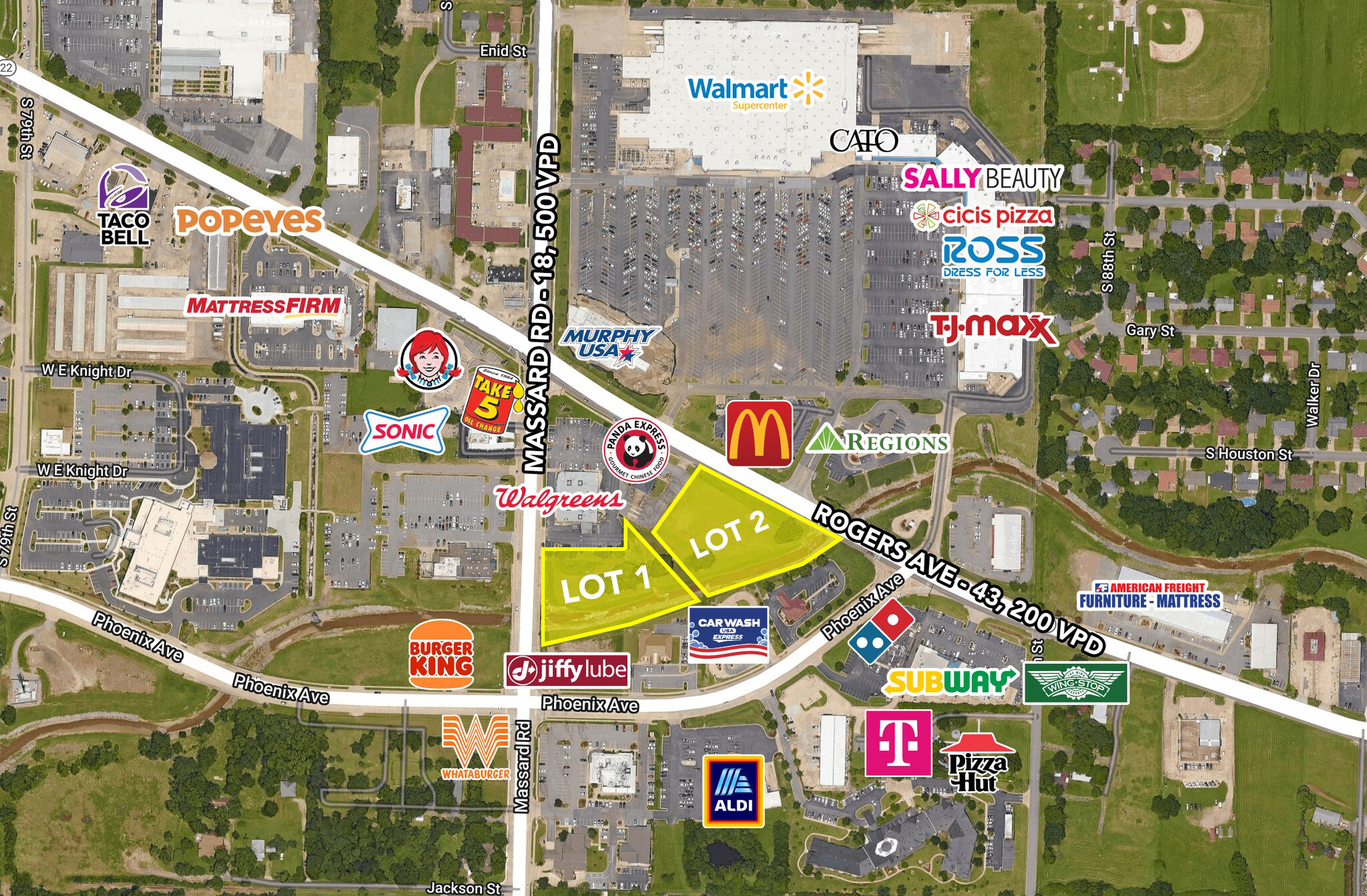 Massard Rd. & Rogers Ave., Fort Smith, AR for Sale