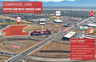 West Jordan, UT Commercial Land - 7800 South And Mountain View Corridor West Jordan, UT Commercial Land - 7800 South And Mountain View Corridor