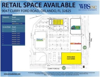 Orlando, FL Retail - 9047 Curry Ford Rd Orlando, FL Retail - 9047 Curry Ford Rd