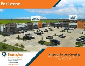 Katy, TX Retail - 29911 Jordan Crossing Blvd