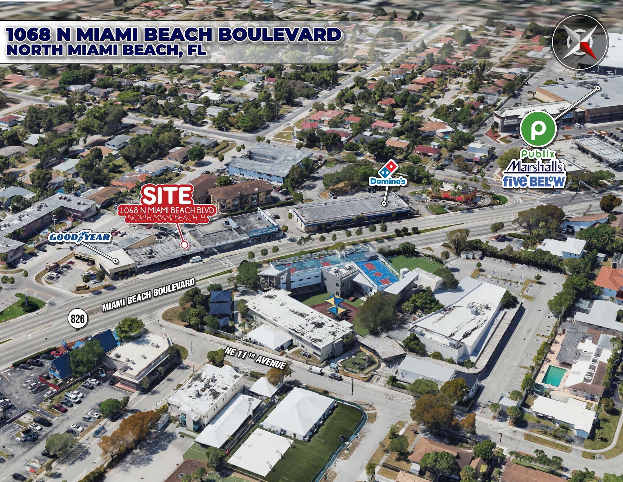 1066-1076 N Miami Beach Blvd, North Miami Beach, FL for Rent