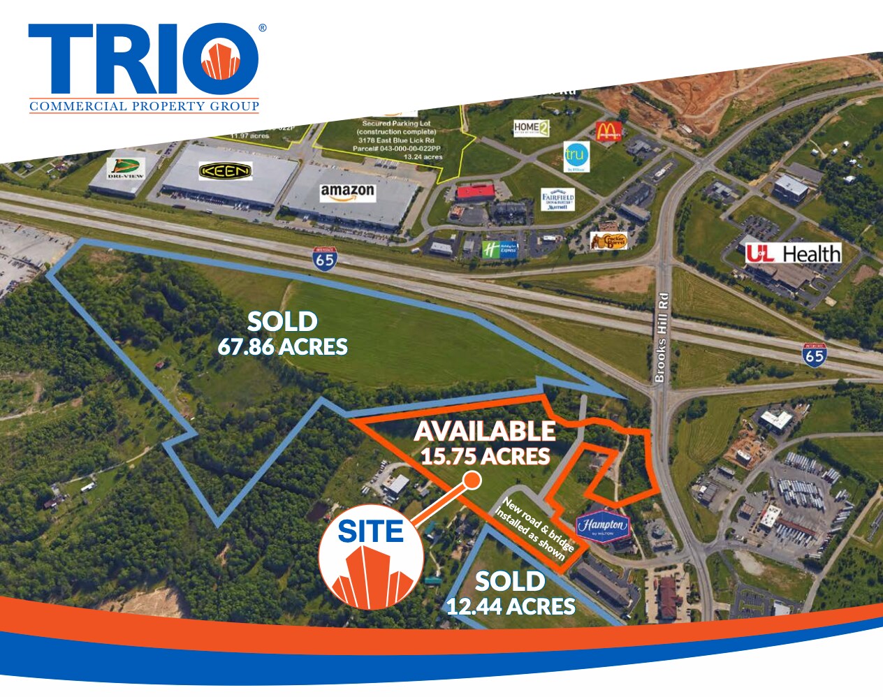 I-65 @ Brooks Rd, Brooks, KY for Sale