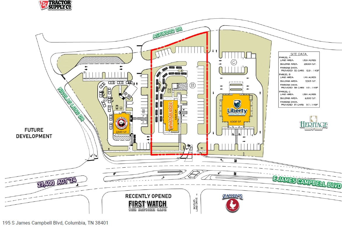 195 S James M Campbell Blvd, Columbia, TN for Sale