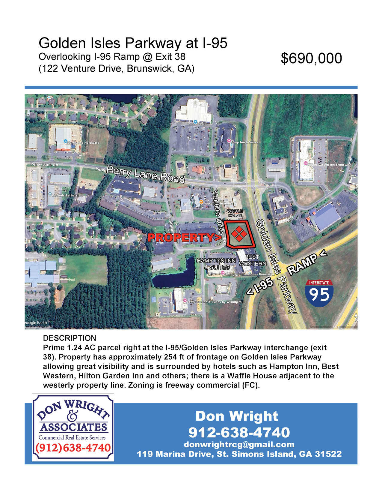 122 Venture Dr, Brunswick, GA for Sale