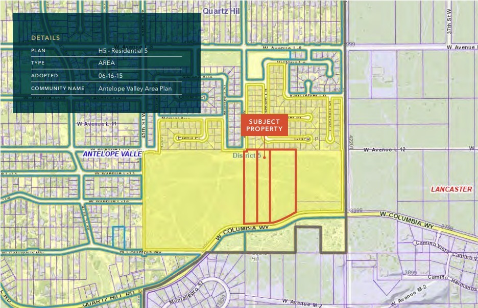 Columbia Way & 42nd St, Quartz Hill, CA for Sale