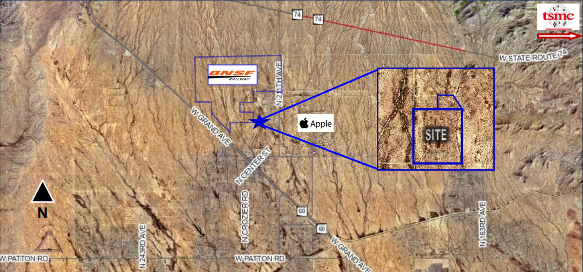 Adjacent to BNSF Land on Crozier (219th), Wittmann, AZ for Sale