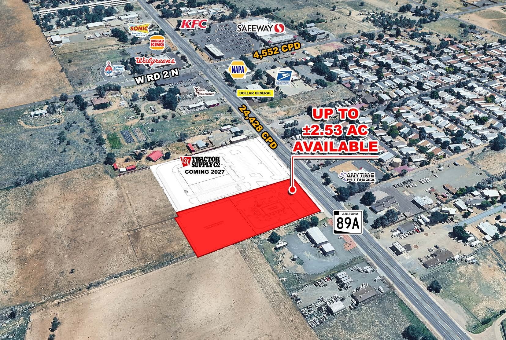 SWC of State Route 89 & E Road 2 N, Chino Valley, AZ for Rent