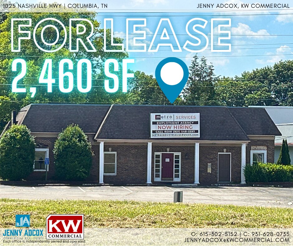 1025 Nashville Hwy, Columbia, TN for Rent