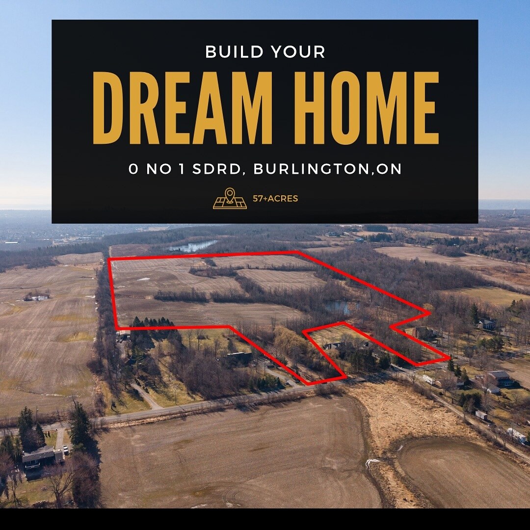 1 Side Rd Rd @ Cedar Springs Rd and 1 Side Rd, Burlington, ON for Sale