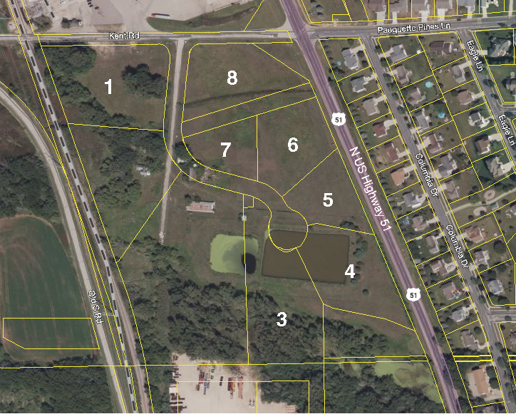 16.2 Acres 51 hwy @ Kent Rd, Poynette, WI for Sale