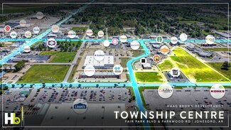 Jonesboro, AR Commercial Land - Parkwood Drive & Fair Park Blvd