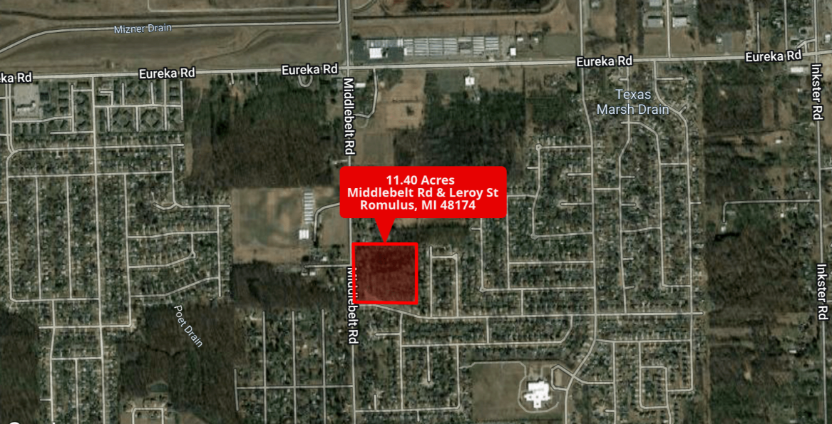 0 Middlebelt Rd, Romulus, MI for Sale