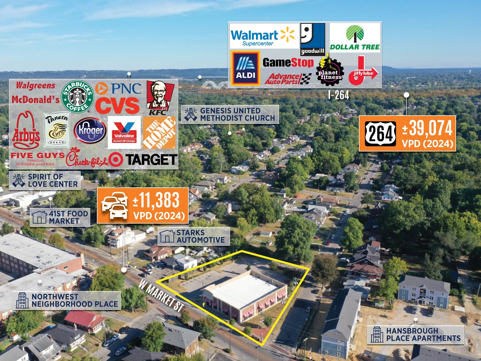 3901 W Market St, Louisville, KY for Sale