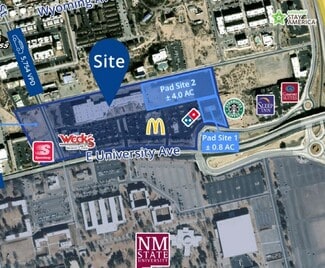 Las Cruces, NM Commercial Land - 1719 E University Ave