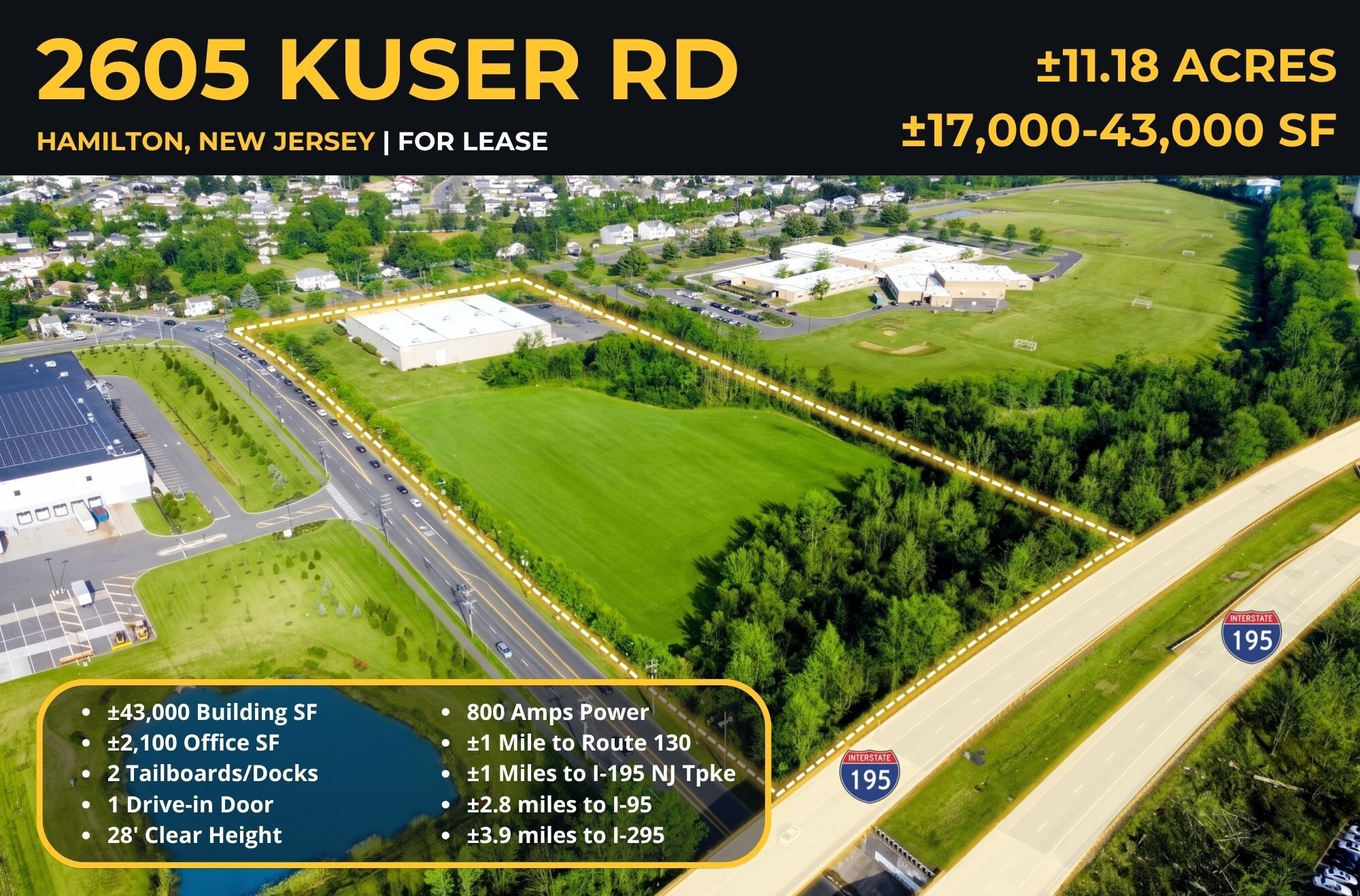 2605 Kuser Rd, Hamilton, NJ for Rent