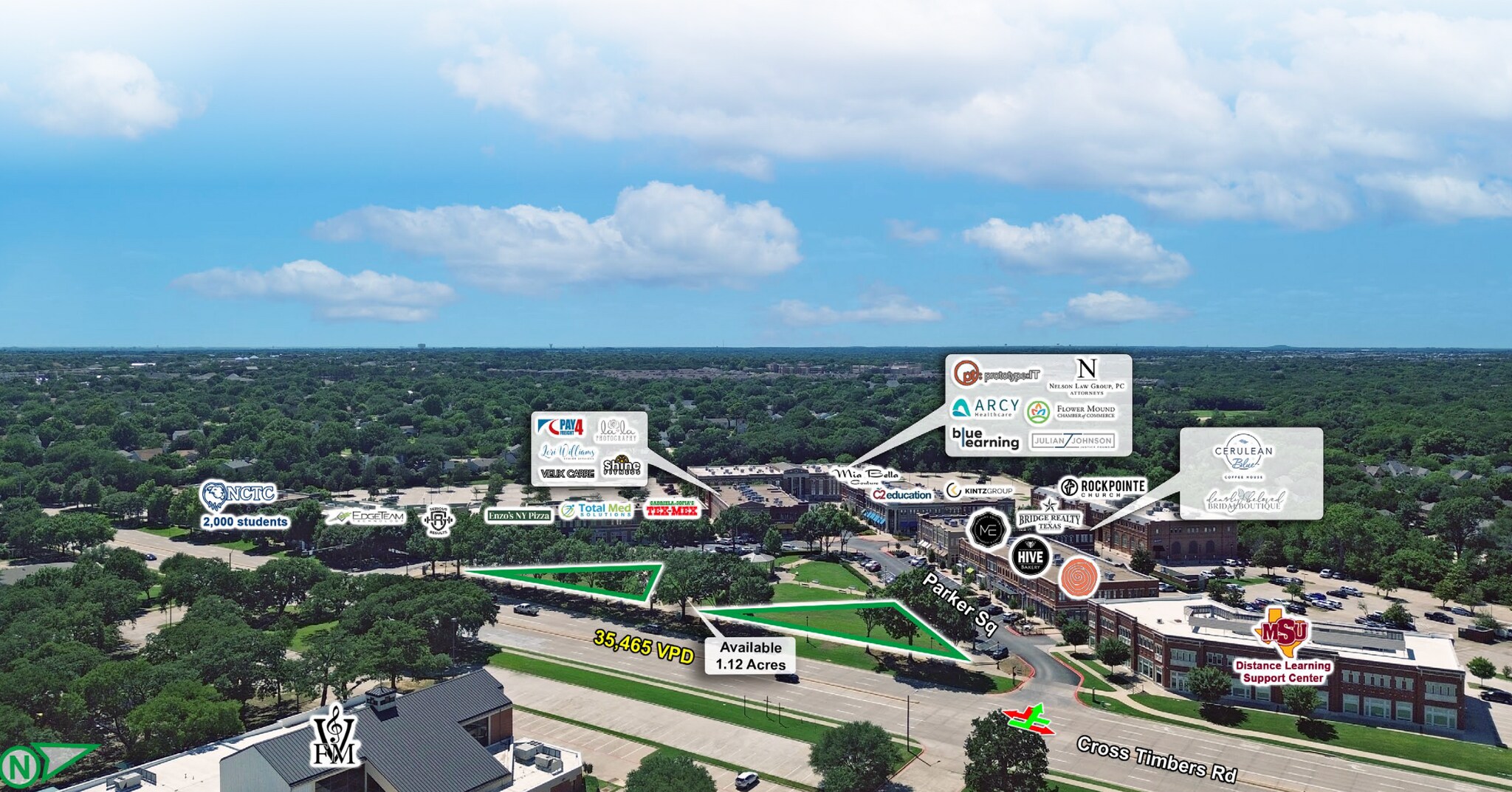 NEC Parker Square and Cross Timbers Road, Flower Mound, TX for Sale