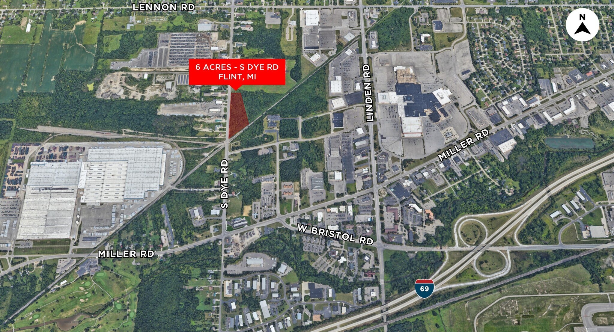 S Dye Rd, Flint, MI for Sale