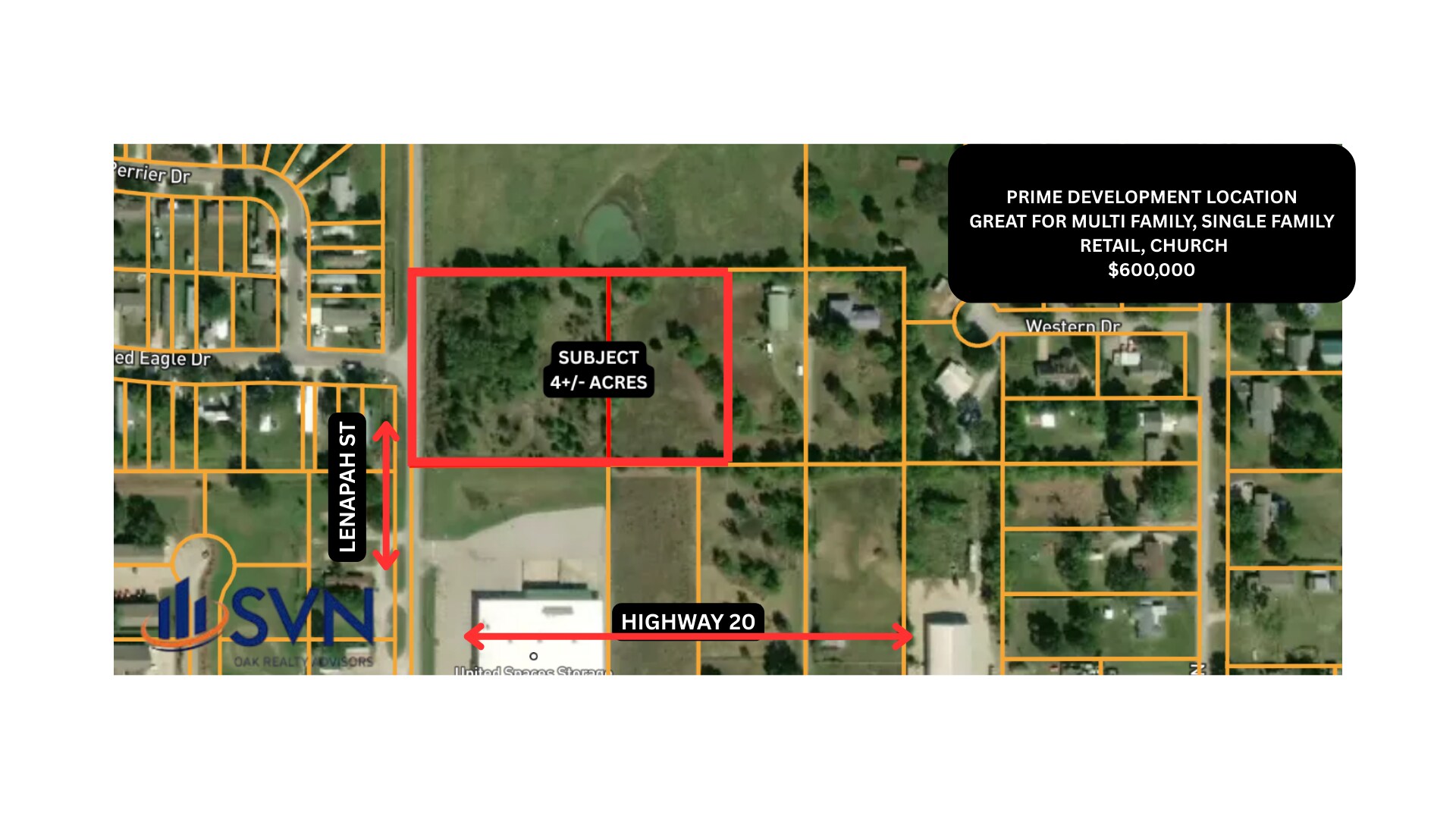 Lenapah St @ Redeagle Dr, Skiatook, OK for Sale