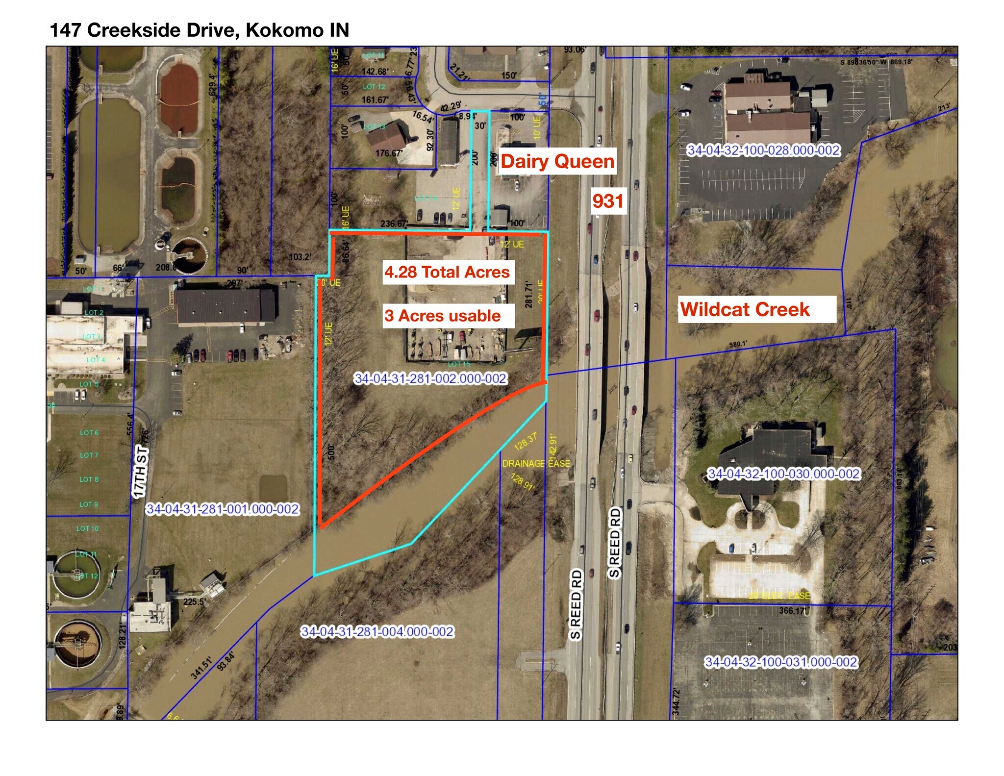 147 Creekside Dr Kokomo, IN 46901 Land Property for Sale on