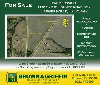 Farmersville, TX Agricultural - 15180 County Road 558