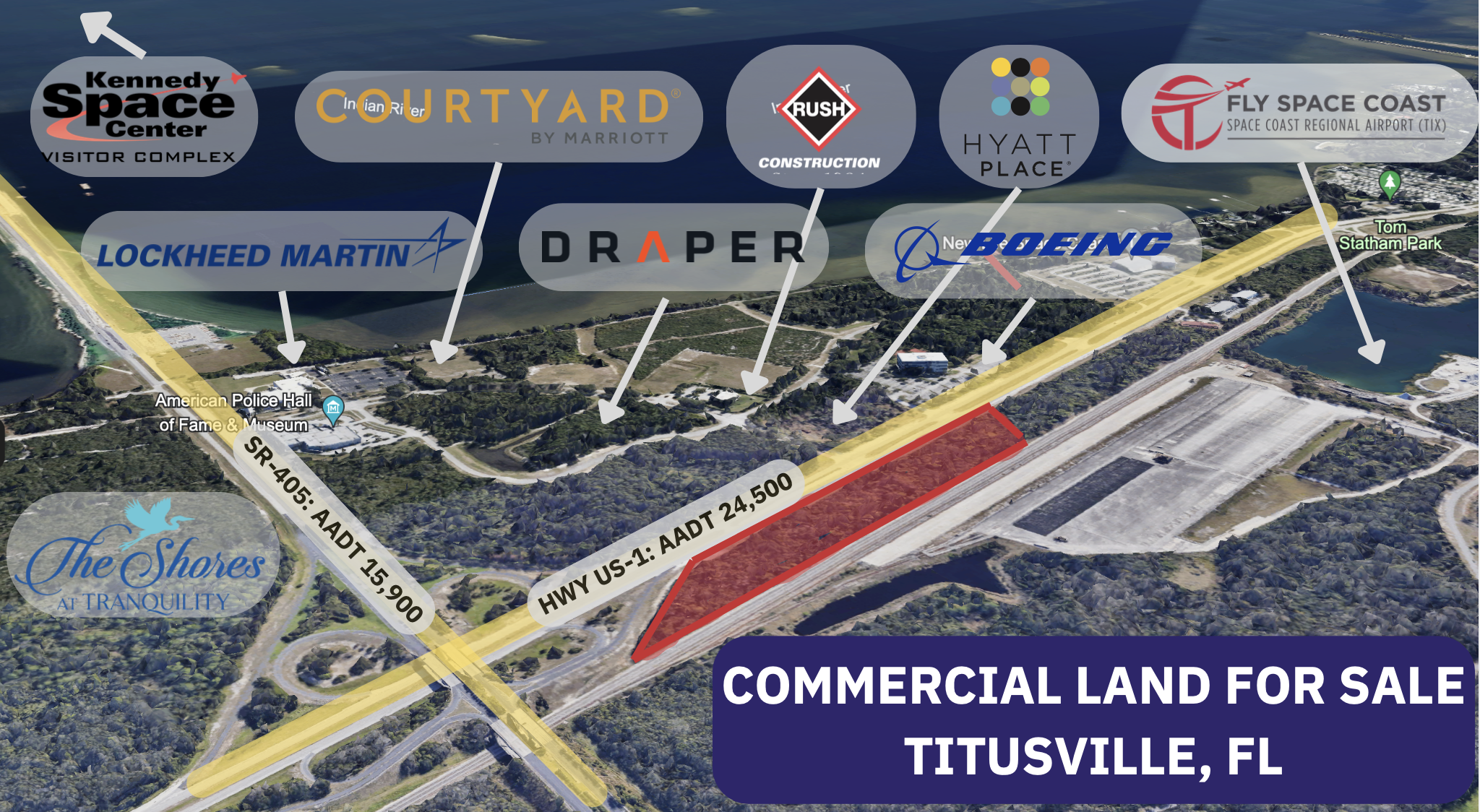 US 1 hwy, Titusville, FL for Sale