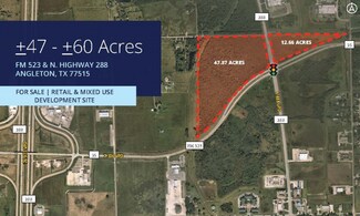 Angleton, TX Commercial Land - FM 523 & N. Highway 288