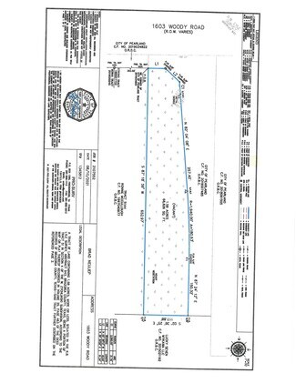 Pearland, TX Commercial Land - 1603-1607 Woody Rd