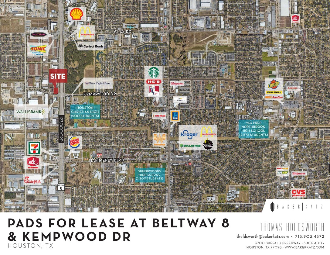 Beltway 8 & Kempwood Dr E, Houston, TX for Rent