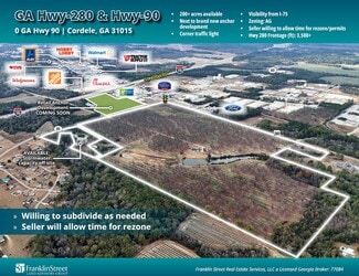 Cordele, GA Commercial - US Hwy 280 & GA Hwy 90 Cordele, GA Commercial - US Hwy 280 & GA Hwy 90