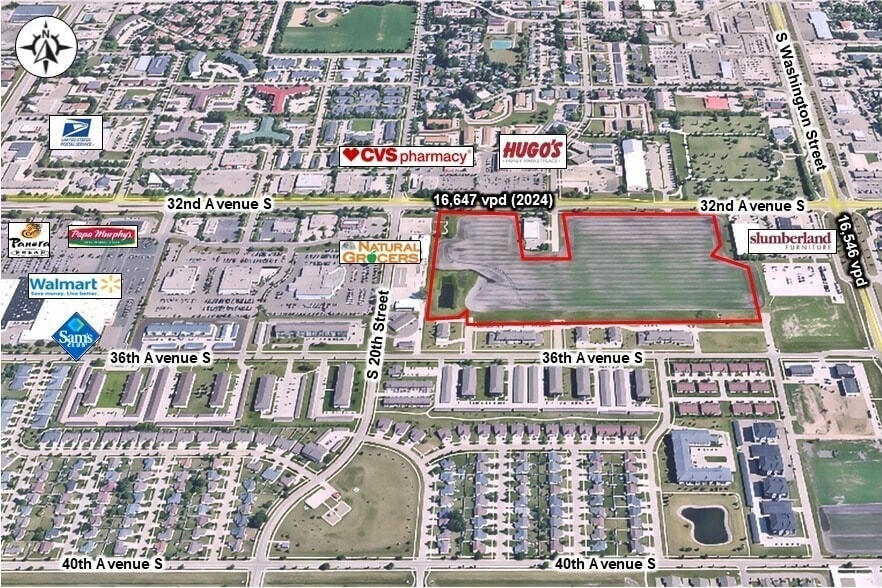 32nd @ Washington Street, Grand Forks, ND for Sale