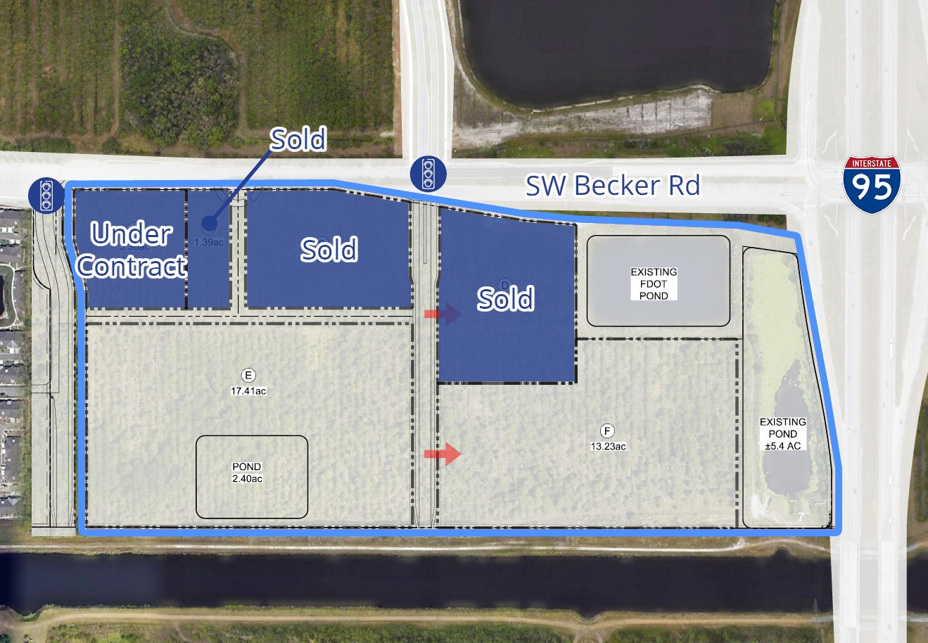 I-95 & Becker Road, Port Saint Lucie, FL for Sale