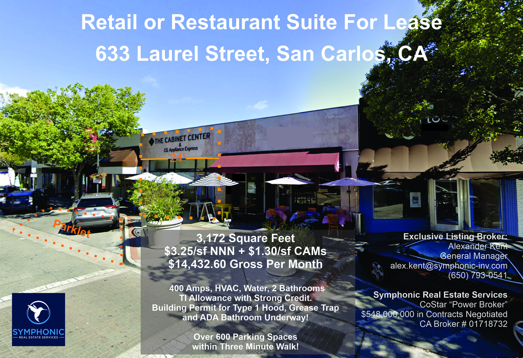 633-637 Laurel St, San Carlos, CA for Rent