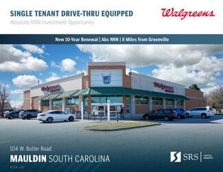 Mauldin, SC Drug Store - 104 W Butler Rd Mauldin, SC Drug Store - 104 W Butler Rd