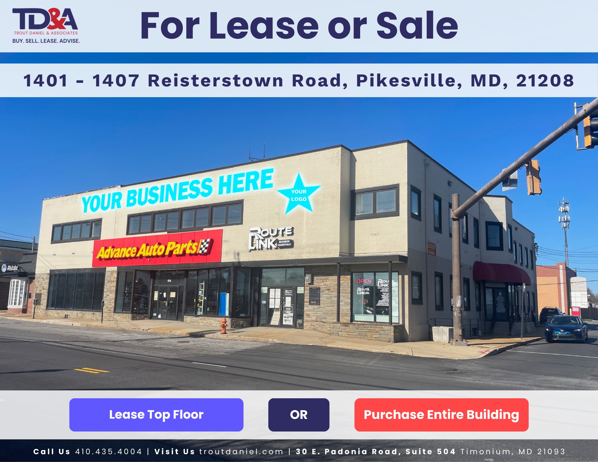 1407 Reisterstown Rd, Pikesville, MD for Sale