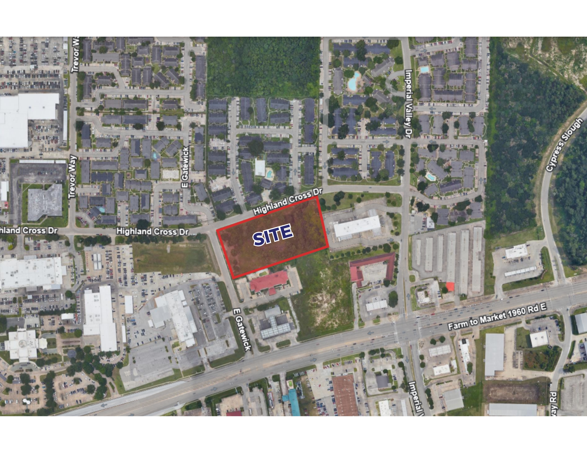 Highland Cross Dr. & E Gatewick Dr @ Back, Houston, TX for Sale