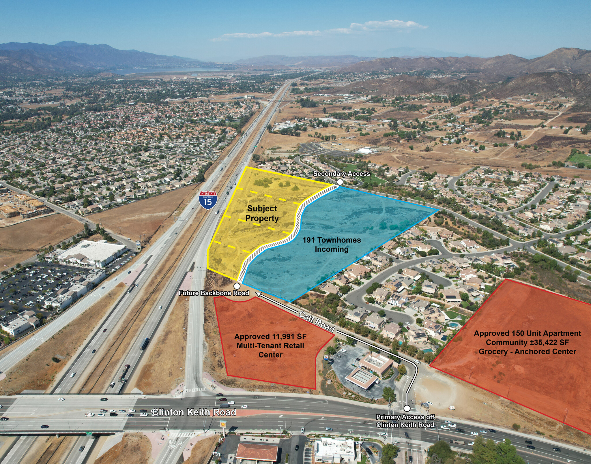 I-15 & Clinton Keith rd, Wildomar, CA for Sale