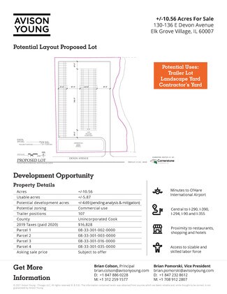 Elk Grove Village, IL Commercial - 132 Devon Avenue