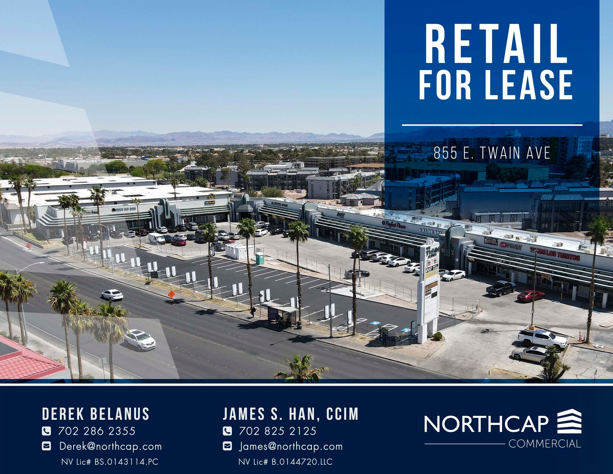 815-855 E Twain Ave, Las Vegas, NV for Rent