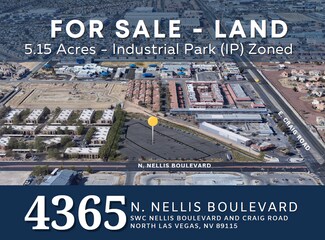 Las Vegas, NV Commercial Land - 4365 N Nellis Blvd