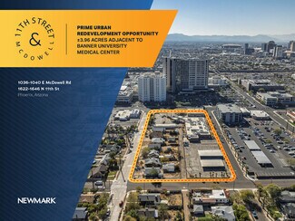 Phoenix, AZ Commercial Land - 1036-1040 E McDowell Rd